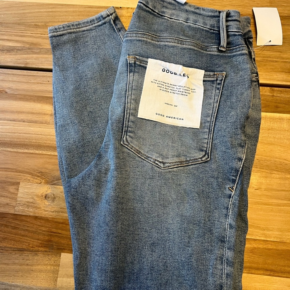 Good American Good Legs Skinny Jeans Indigo Women’s / Juniors Size 15 NWT